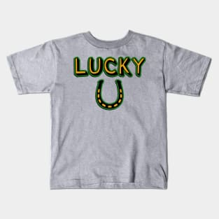 Lucky Horseshoe Kids T-Shirt